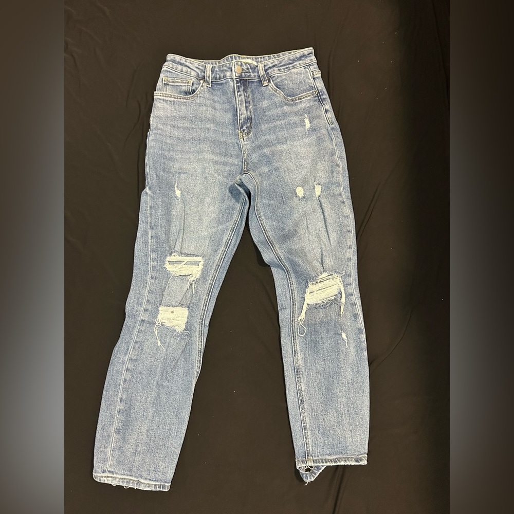 Altar'd State Light Blue Distressed Skinny Jeans